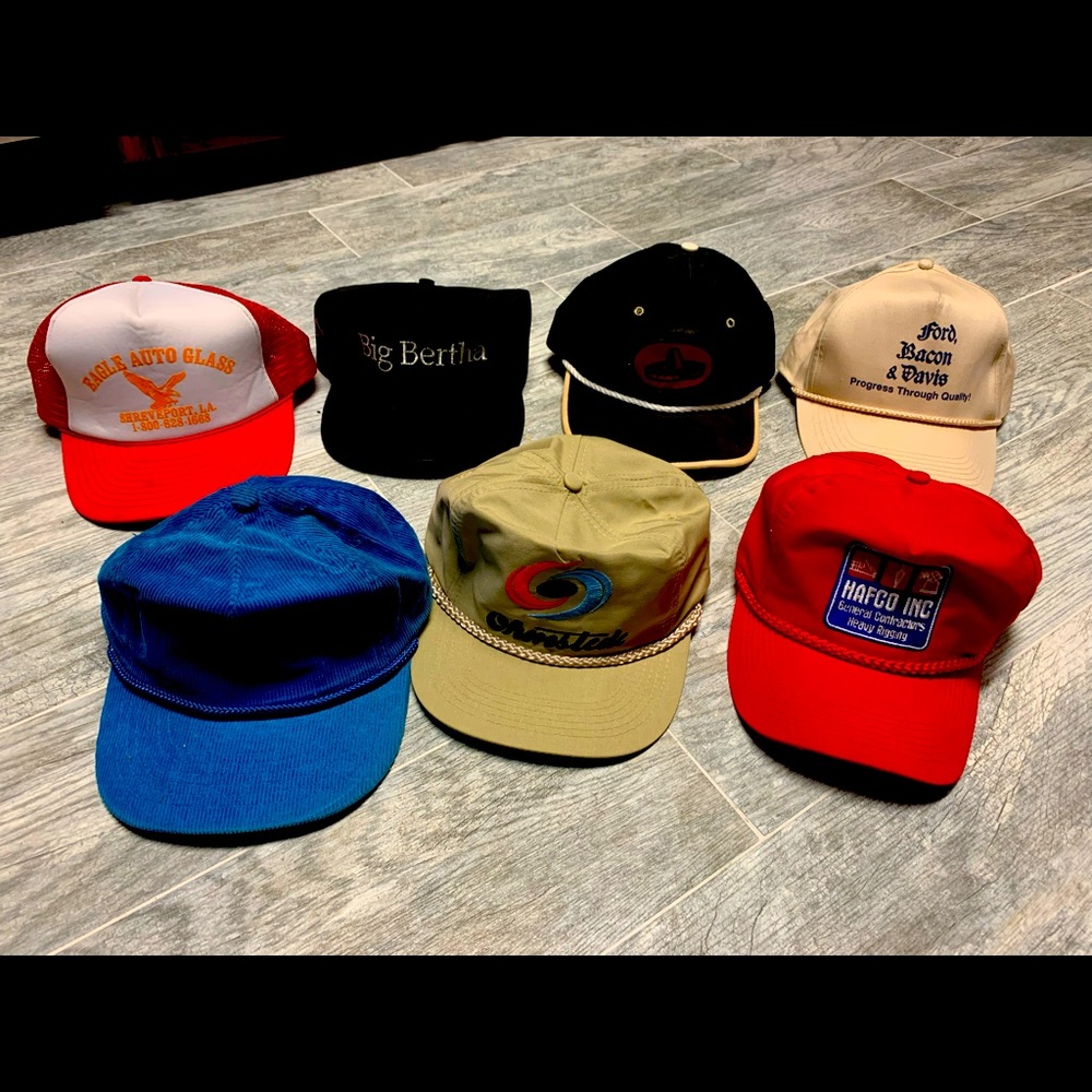 Lot of vintage Rope HATS
